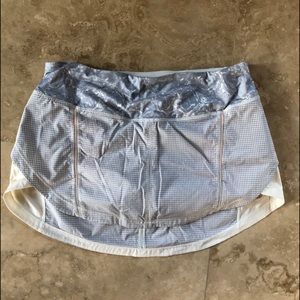 Grey plaid lulu skirt